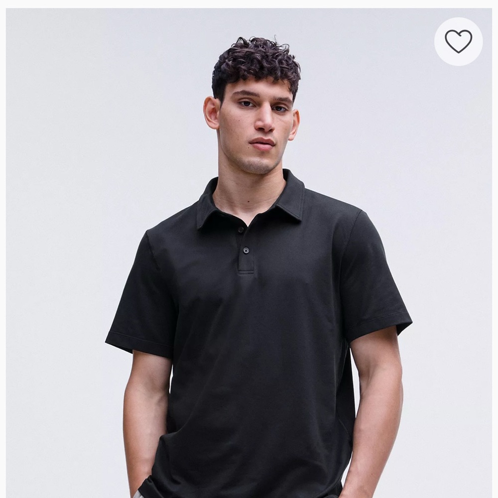 Soft Jersey Short-Sleeve Polo Shirt